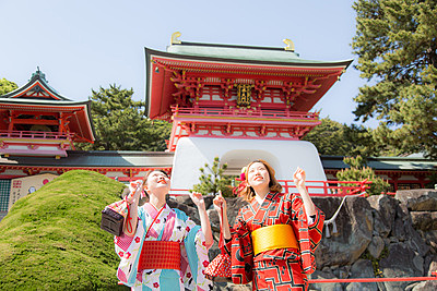 【從下關・唐戶市場徒步2分鐘】夏天的浴衣租借體驗♪