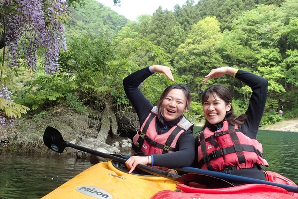 【奧多摩白丸湖】經驗豐富的導遊隨行超放心！獨木舟體驗之旅