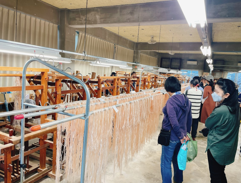 Bashofu Museum: Bashofu Fabric Workshop Tour, Yarn Making Activity