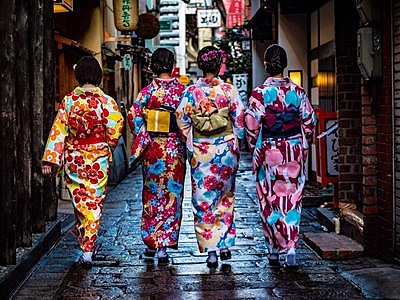 大阪和服櫻花